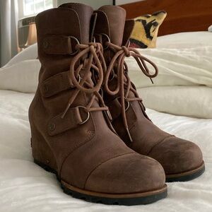 Women’s SOREL Joan of Arctic Wedge II, Size 8, Brown